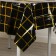 Great tablecloth 137 × 183 cm, black