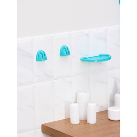 Optima bathroom set, turquoise color-1