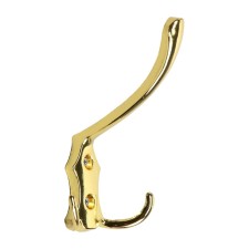 Hook furniture tundra TKT004, three -rod, gold