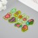 Stick silicone on the glass phosphorus "love inspires" 20x16 cm