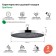 Shower watering can Iddis spahome spa26cpi64, upper, round, d = 260 mm, ABS plastic, chrome