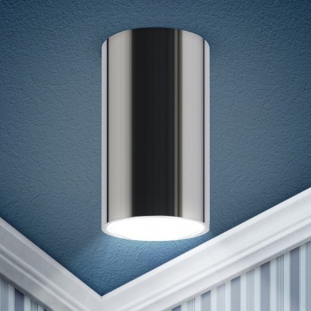 Lamp 1x50W GU10 5.5x5.5x10 cm, chrome