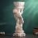 Figure pot "Angel with roses", aged, 1.8 l/ 24x24x70cm