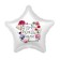 Foil ball 19 "Happy birthday", floristry, star