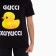 Women's T -shirt "Gucci Xuyucci", black color, size 48