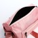 Youth bag with a zipper, pink color