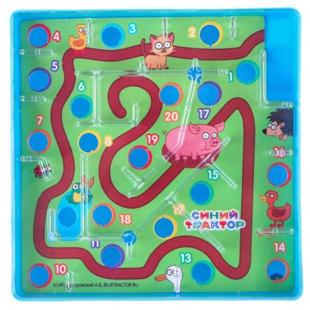 Board game Labyrinth "Blue Tractor. Cool arrival ", Mix colors-6