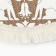 A set of napkins 4 pcs “Deer” central white, 37*37 cm