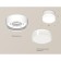 Ambrella Light Acrylic lamp, XS8101023, GX53 LED 12 W, white sand, white matte, transparent