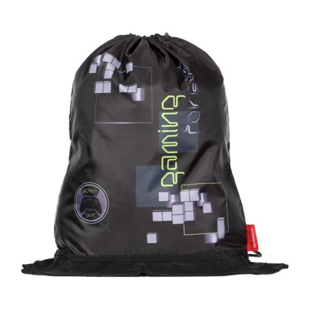 Frame backpack 36 x 29 x 17 cm, Across 192, filling: bag, gray/green ACR22-192-5-17