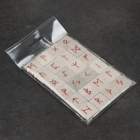 Set "Scandinavian runes", marble, 25 runes-3