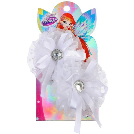 Hair bow, 2 pieces 7.5 cm-1
