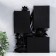 Photo frame plastic in 3 photos 10x15 cm "Lotuses" black 36x27 cm
