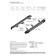 Thresholds for the car "BMW-Style" Rival for Honda Pilot III 2016-2019, 180 cm, 2 pcs., Aluminum, D180al.2105.1