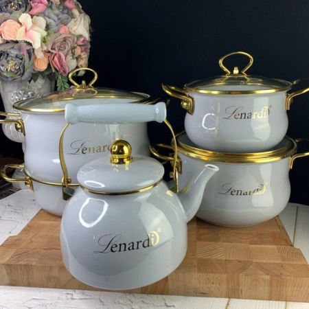 Lenardi miguel dishes set, 9 items