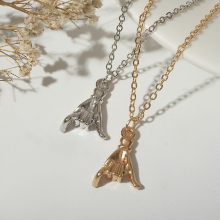 Kulons "Demetrons" Shock gesture, color silver-gold, l = 40 cm