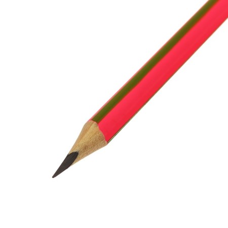 Black -granographic pencil Berlingo "Fuze", HB, three -sided, sharpened, with an eraser, assorted-8
