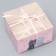 Capcake box, confectionery packaging, 4 cells "from the entire heart", 16 x 16 x 10 cm