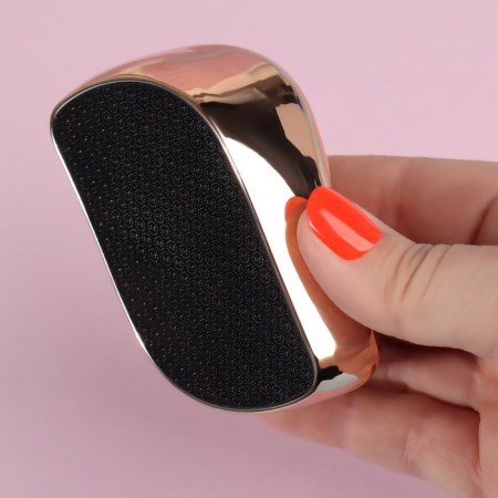Glass Nano-rub for legs, 9 × 6.5 × 3 cm, in a cardboard box, golden color-4