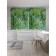 Photostes "Tropical Leaves", Saten, size 145x180 cm, 2 pcs
