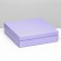 The box is folding, the lid is, lilac, 30 x 30 x 8 cm