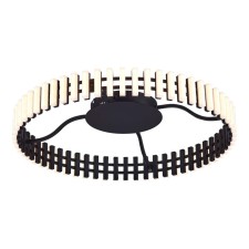 Ceiling Ceiling ST LUCE. SL6203.402.40. Estense. 1x40 W, LED, 3000K, 3200 LM, 60x60x11 cm, black color