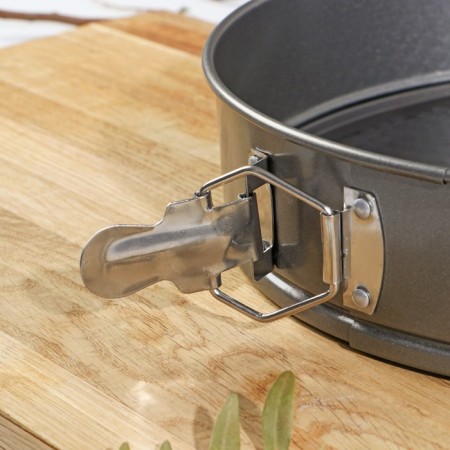 The form for baking the share "Elin. Circle ", d = 28 cm, removable bottom, anti -stick coating, black color-5