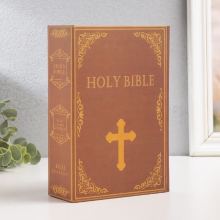 Book Book Plastic, Metal "Bible" 5.5x12x18 cm