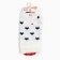 Women's socks, white color/stars, size 36-40