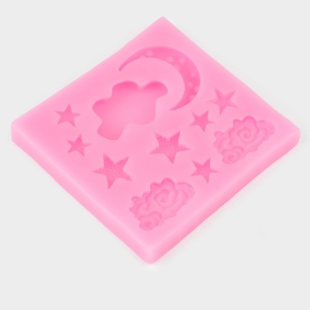 Mold "Night", silicone, 8.3 × 8.7 cm, color mix-1