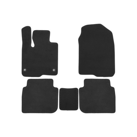 Rugs in the EVA salon for Honda CR-V VI 2023-, SUV, (Black edging, 5 pcs.