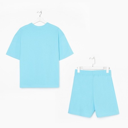 Female pajamas (T -shirt and shorts) KAFTAN BASIC p. 40-42, blue-6