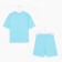 Female pajamas (T -shirt and shorts) KAFTAN BASIC p. 40-42, blue