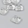 Beads for creativity Plastic "Crystal Diamond" set 20 g 2x2x1.5 cm