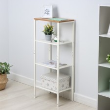 Toronto 14 rack, 47 × 30 × 114 cm, white color