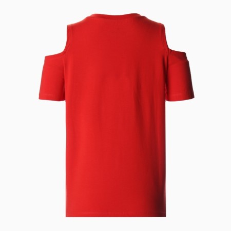 T -shirt female, red color, size 44 (m)-6