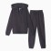 A set for a boy (jumper, trousers), graphite color, height 104 cm