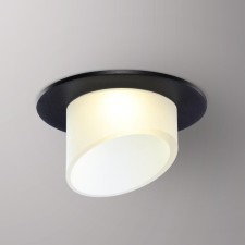 Lamp built -in Novotech. Lirio, 9W, GU10, 66x98x98 mm, black color