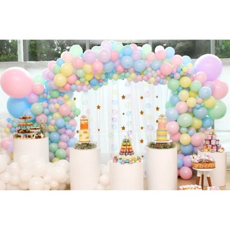 Shar Latex 12 "Makaruns", pastel, set of 50 pcs., Mix-1