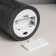 Silver LED candle, 7.5 × 12.5 × 7.5 cm, wax, plastic, batteries AAAX2 (not in the kit), glow warm white