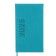 The weekly dated 2025, 85x145 mm, 64 sheets of Escalada, a solid cover made of artificial leather, pancake embossing, block 70 g/m², turquoise, turquoise