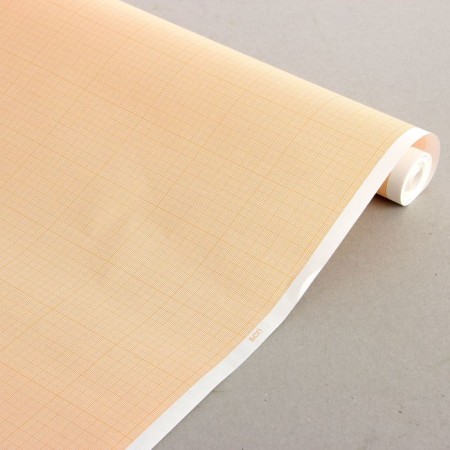 The paper is large-scale-coordinate, width 878 mm, in a roll 10 meters, 40 g/m², orange