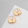 Earrings Metal "Bohemia" messenger, color gold
