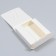 The box is folding, white, 24 x 24 x 6 cm