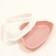 Corner toilet with a busting frame ", 55.5 x 41.5 x 15 cm, pink