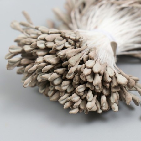 Stamens for flowers "khaki" set 360 pcs length 6 cm-2