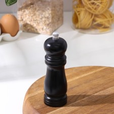 Mill for Dilyan spices, 15.5 × 4.5 cm, metallic mechanism, color black tree