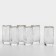A set of glass glasses "Pero", 330 ml, 6 pcs