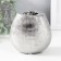 Ceramics candlestick per 1 candle "Gloria" d = 4 cm silver 12.5x8x12 cm