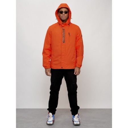 Sports male jacket, size 54, orange color-14